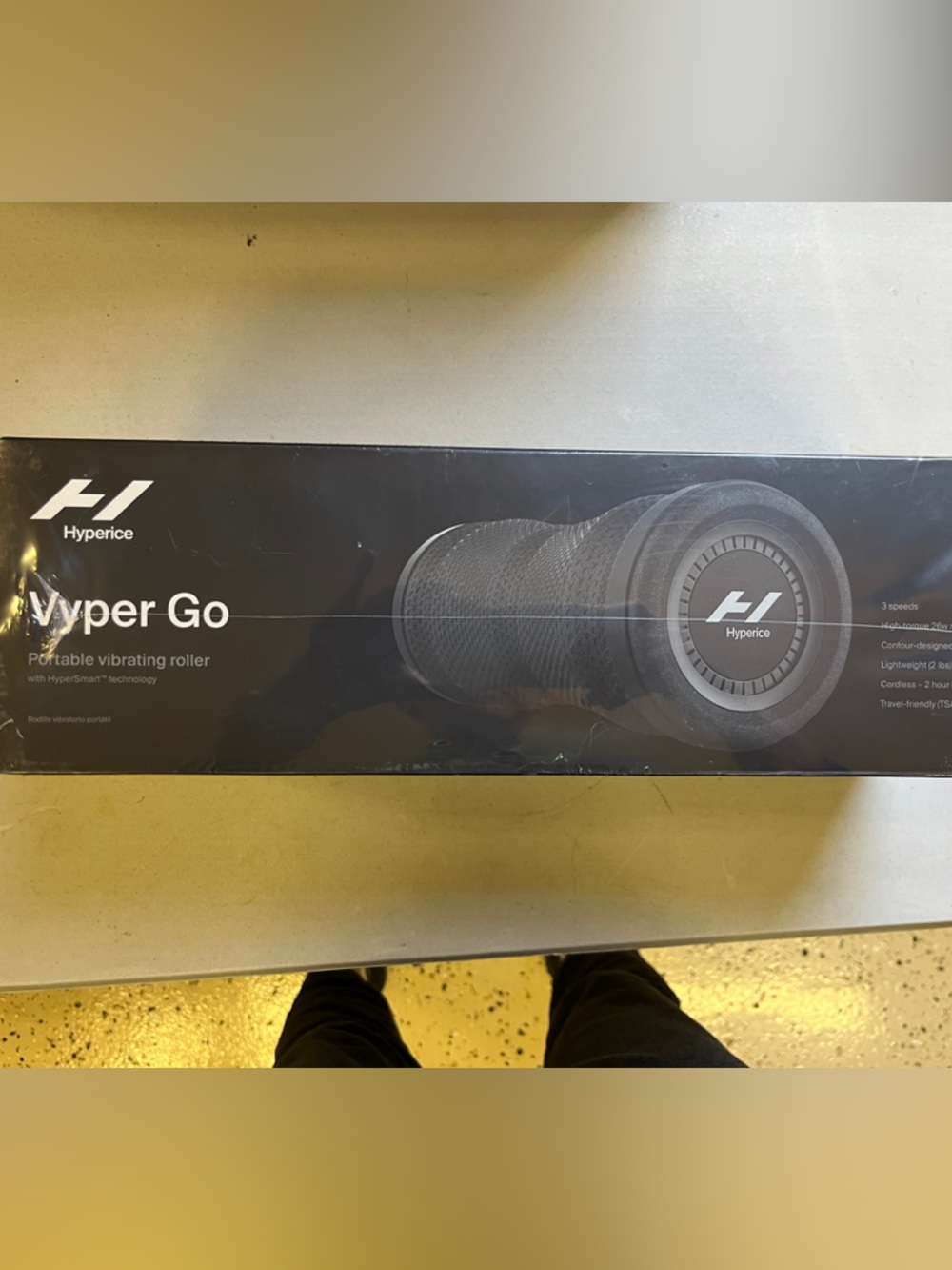 Hyperice Hyperice Vyper Go Portable Vibrating Roller - Black